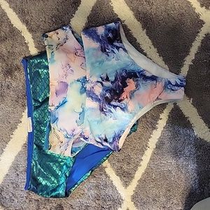 NWOT- Set of 3 bikini bottoms
